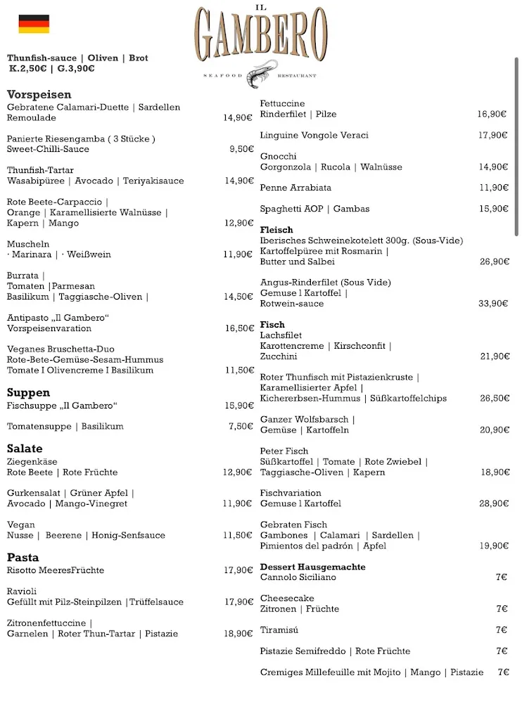 Menu_Il Gambero_Llucmajor_immagine_2