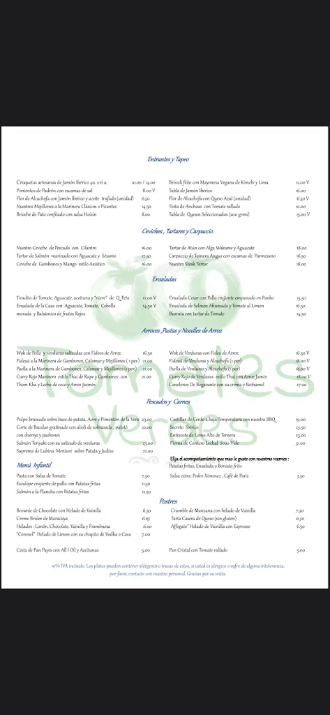 Menu_Tomates Verdes Restaurant, Llucmajor_Llucmajor_image_2