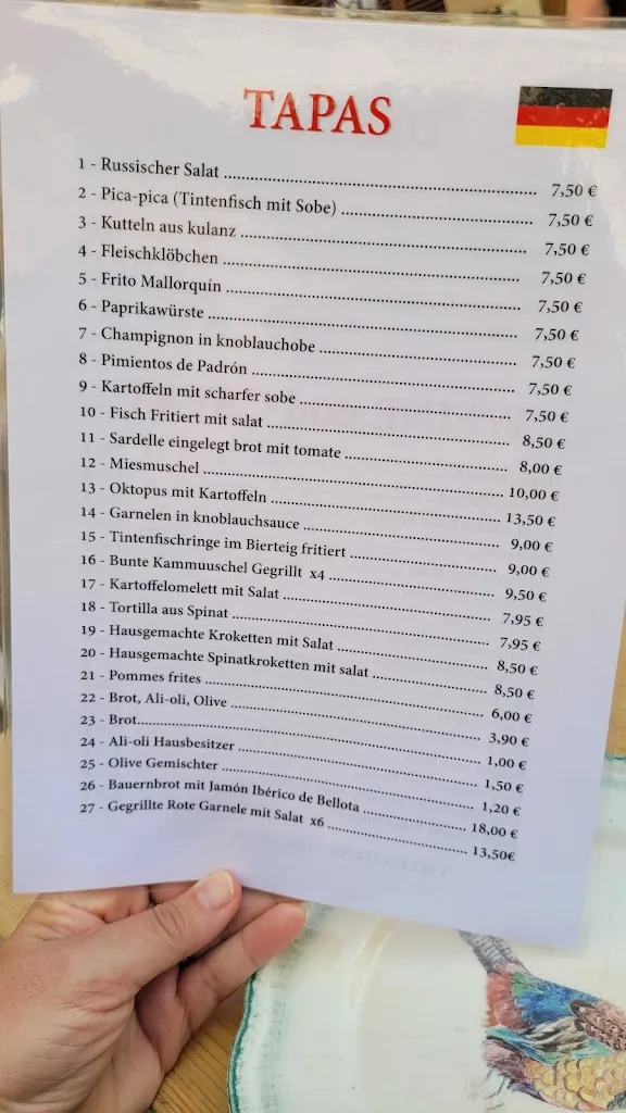 Menu_Sibarita bar de tapas_Llucmajor_image_2