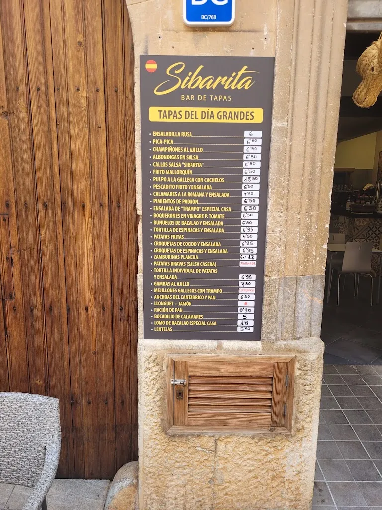 Menu_Sibarita bar de tapas_Llucmajor_image_4