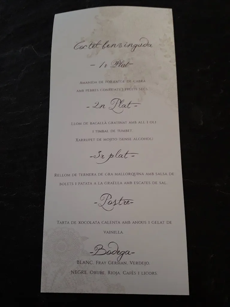 Menu_Es Mirador de Son Samà_Llucmajor_image_2