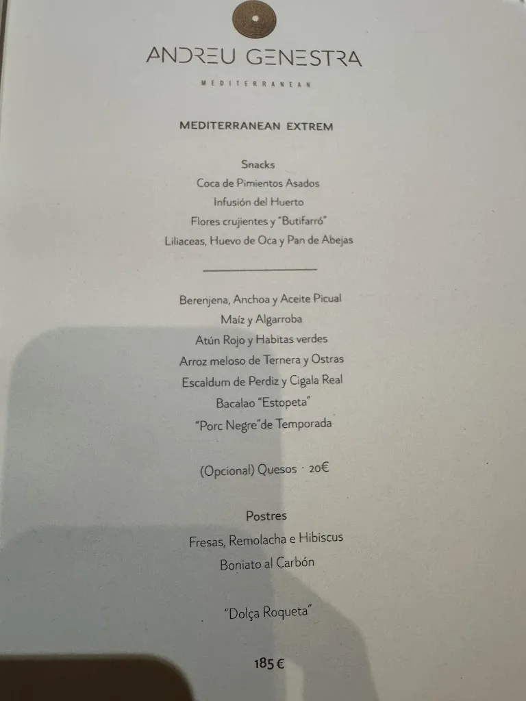 Menu_Restaurant Andreu Genestra_Llucmajor_image_1