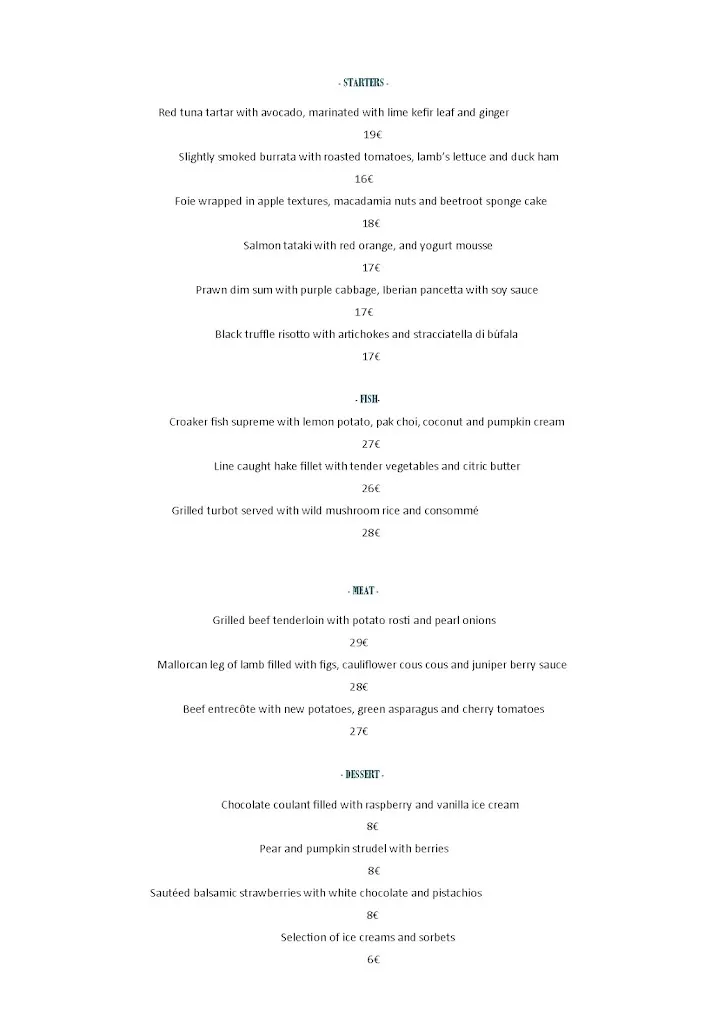 Menu_Las Bovedas_Llucmajor_image_1