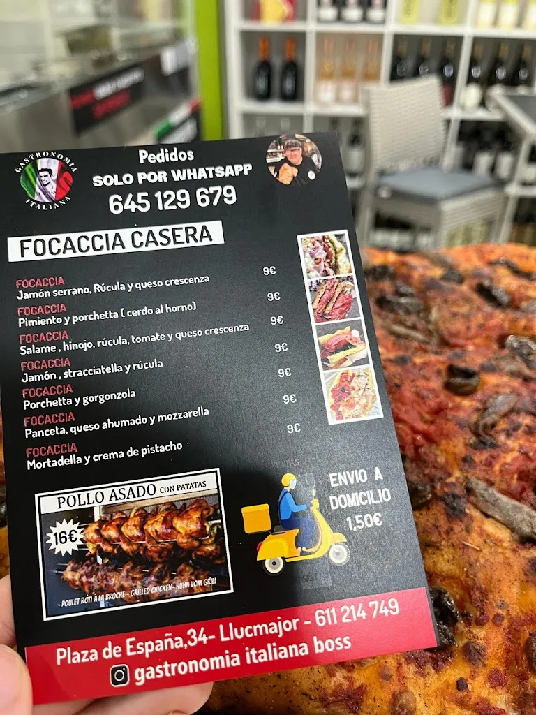 Menu_IL BOSS - GASTRONOMIA ITALIANA_Llucmajor_image_2