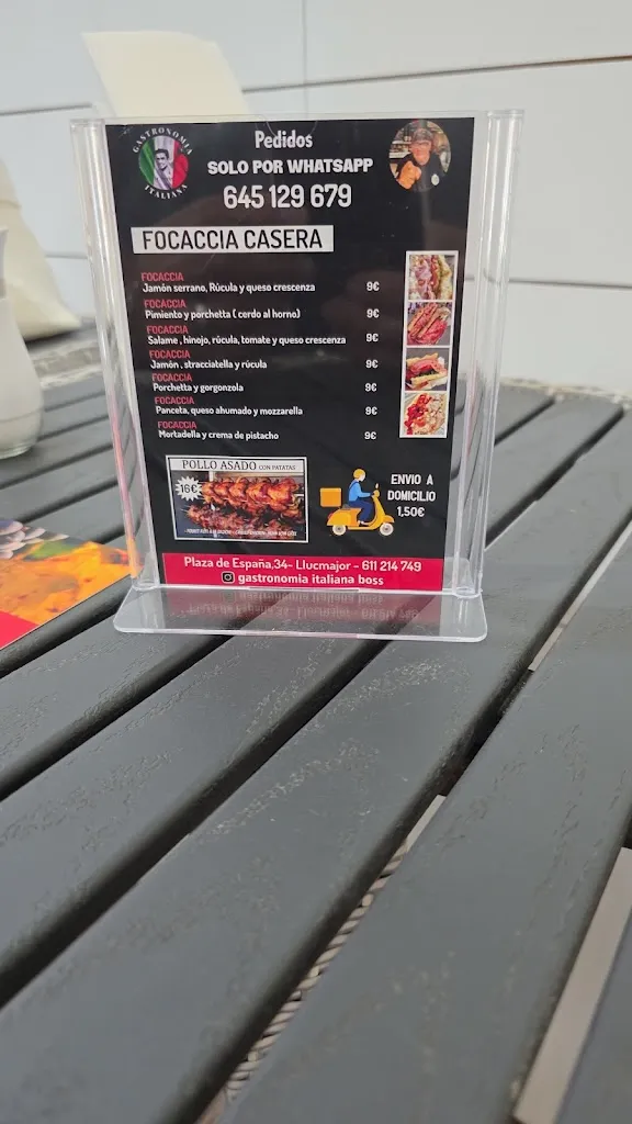 Menu_IL BOSS - GASTRONOMIA ITALIANA_Llucmajor_image_3