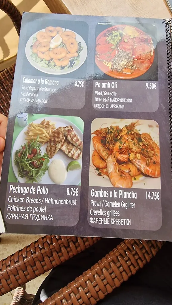 Menu_Bar El Punto de Conrado_Llucmajor_image_1