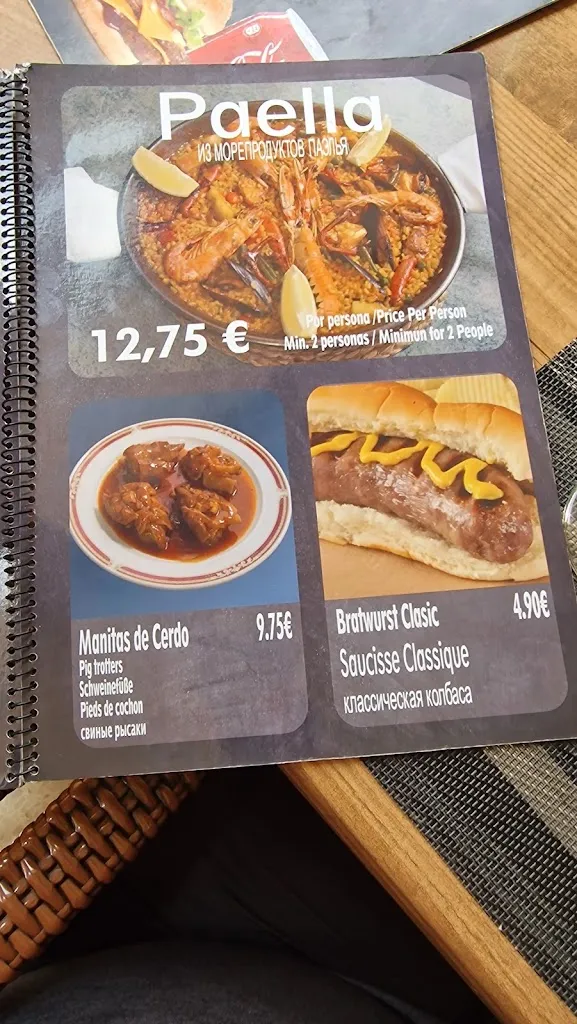 Menu_Bar El Punto de Conrado_Llucmajor_image_2