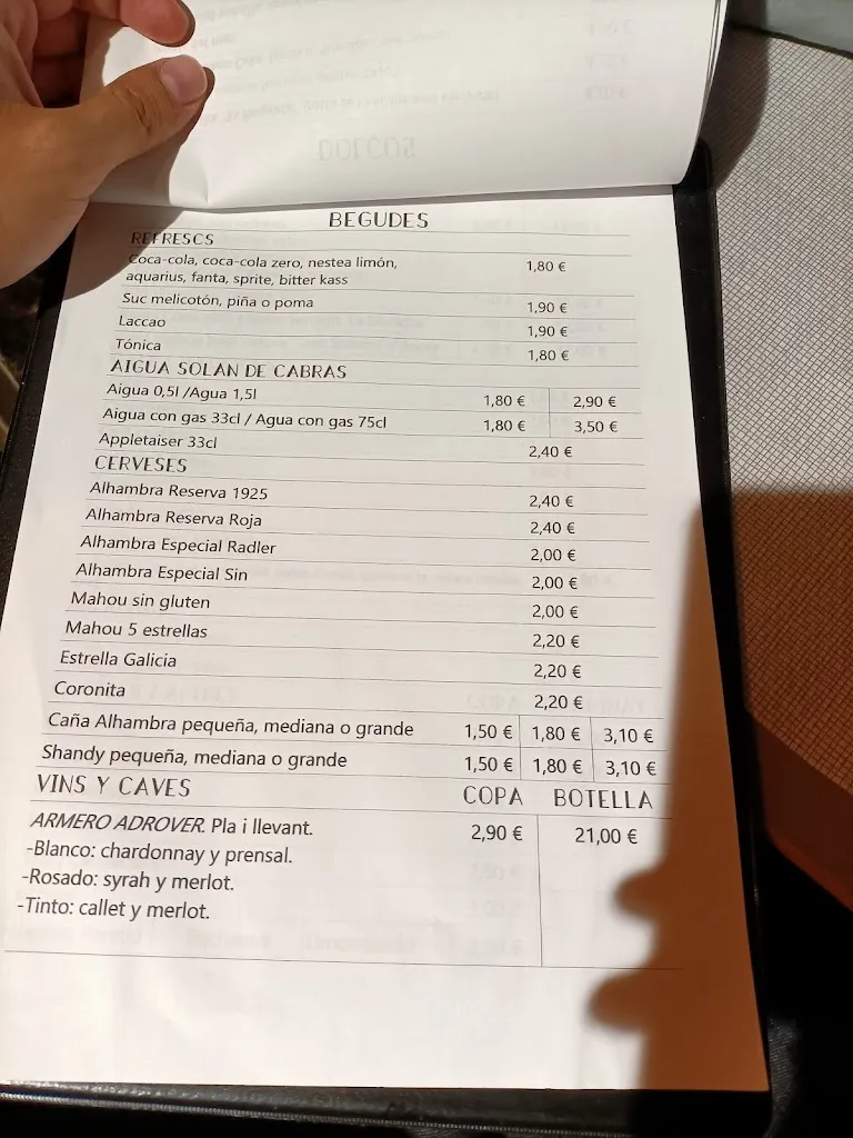 Menü_Sa Roqueta_Porreres_Bild_3