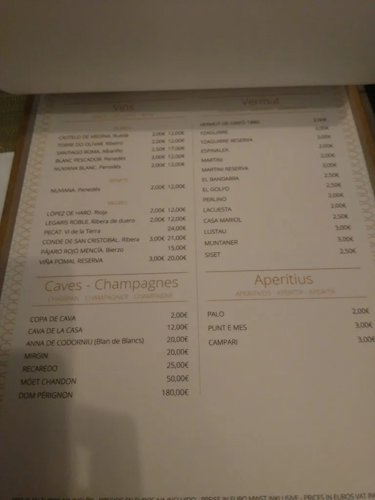 Menu_Bar Casa Miss_Pobla Sa_image_3