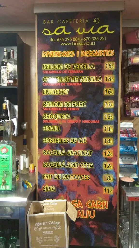 Menu_Bar Sa Via_Pobla Sa_image_2