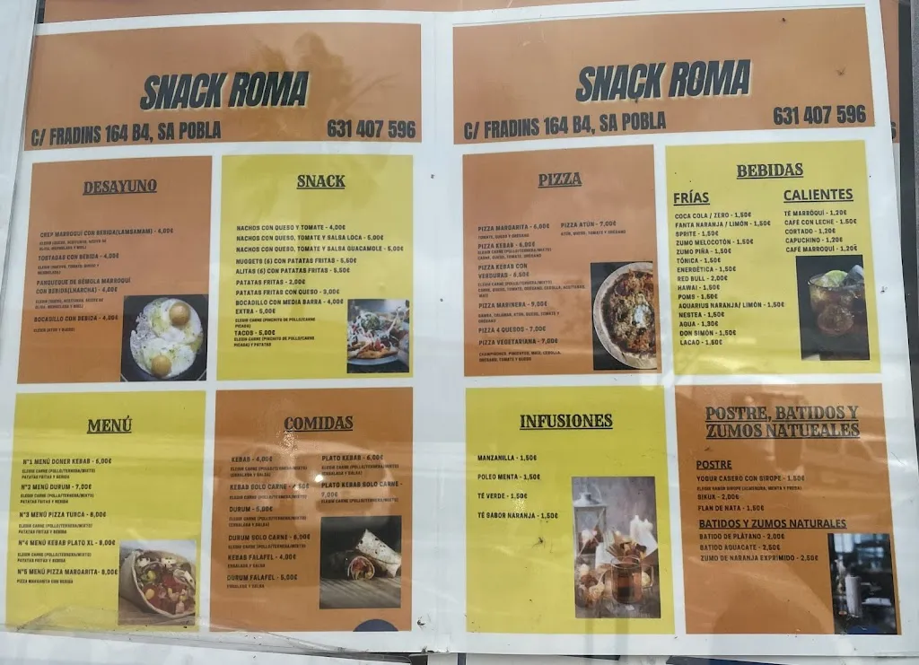 Menu_SNACK ROMA sa pobla_Pobla Sa_image_3