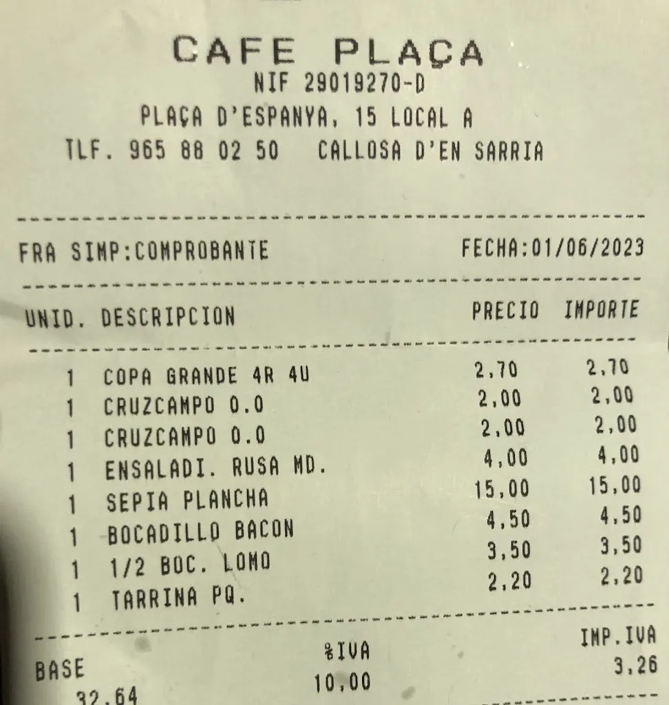 Silvia González_Café Plaça_Callosa dEn Sarrià_review