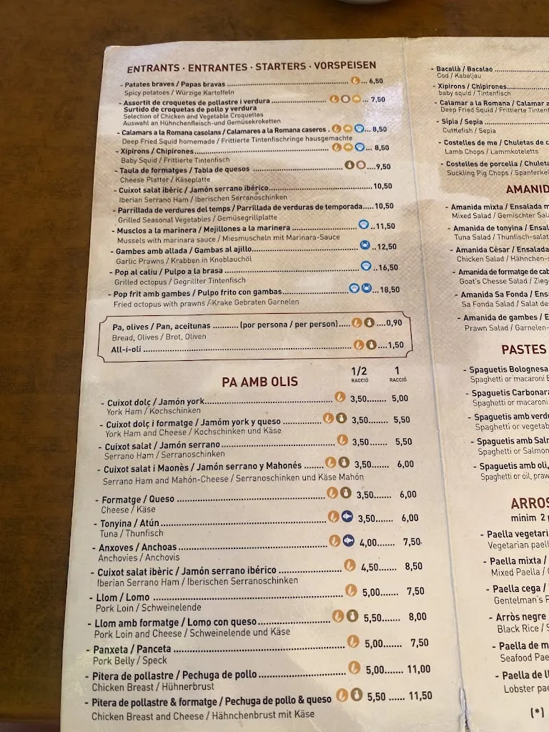 Menu_CAFÉ REST SA FONDA_Manacor_image_2