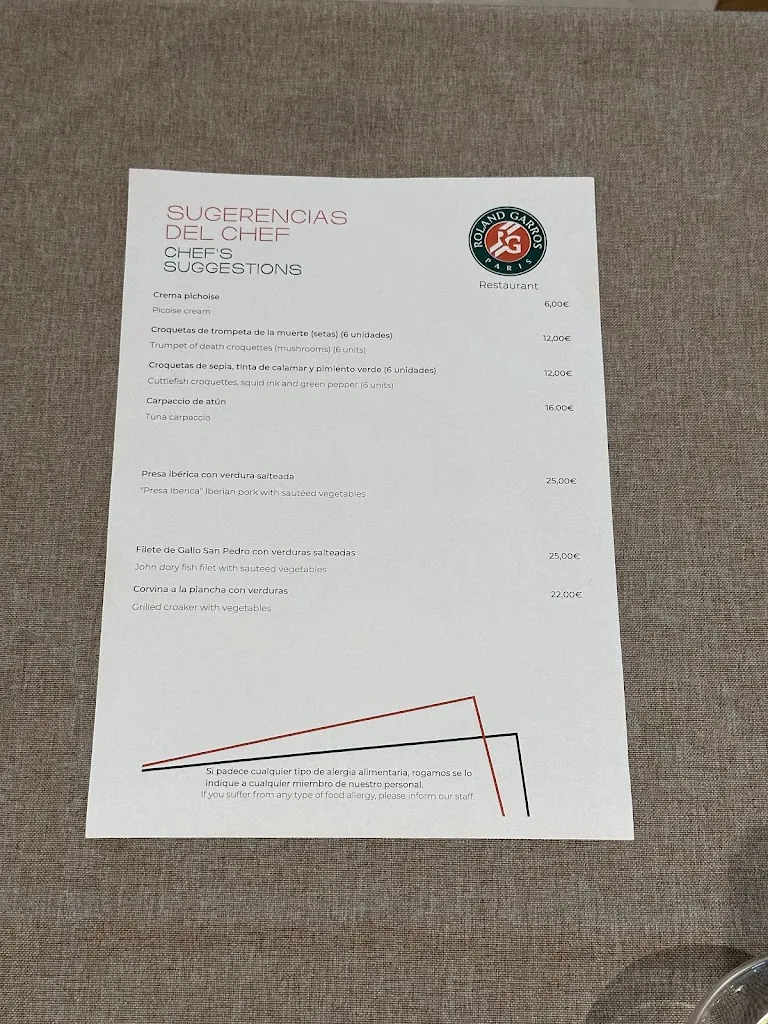 Menu_Restaurante Roland Garros - Rafa Nadal Academy_Manacor_image_2
