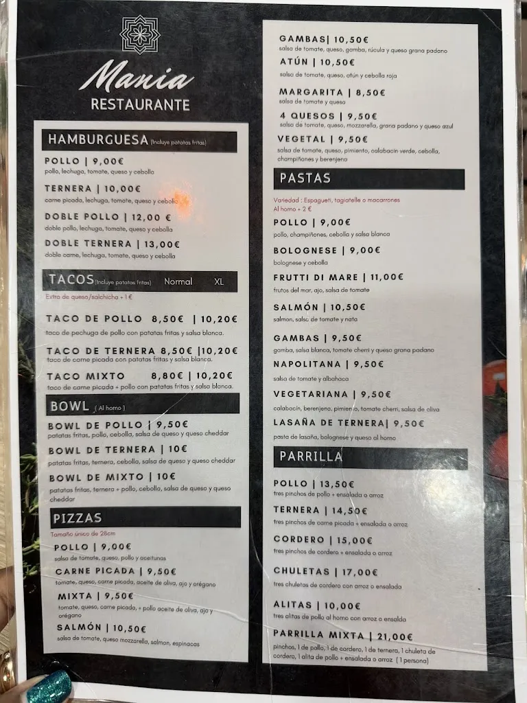 Menu_MANIA RESTAURANTE_Manacor_image_1