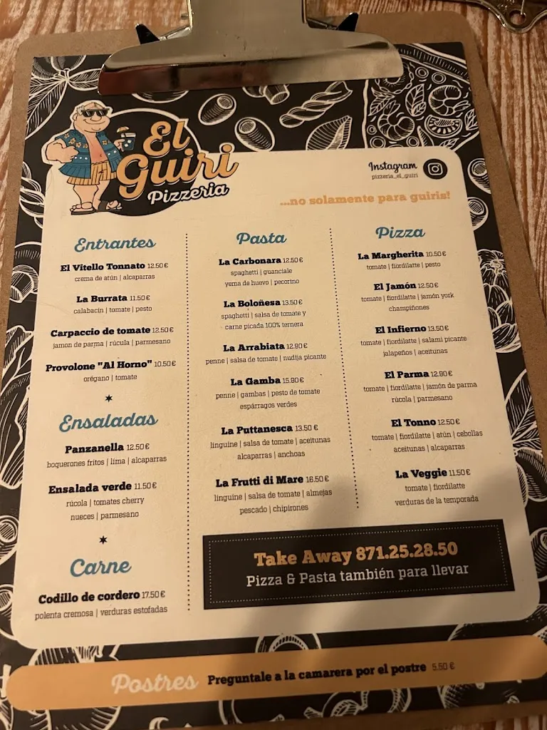 Menu_Pizzeria El Guiri_Manacor_immagine_4