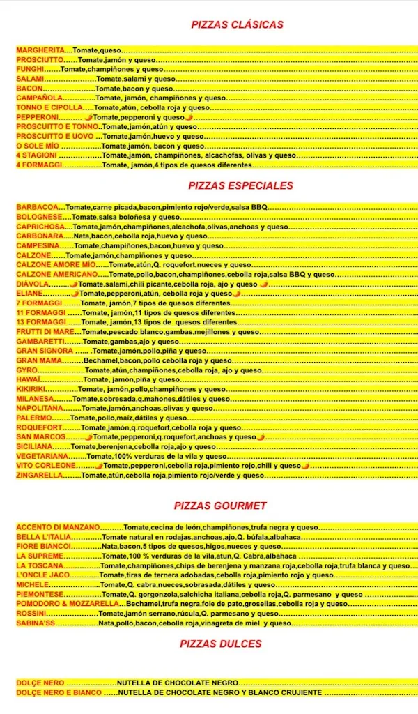 Menu_pomodoro mozzarella manacor_Manacor_image_1