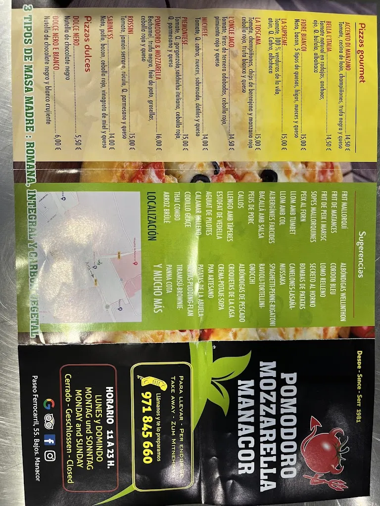 Menu_pomodoro mozzarella manacor_Manacor_image_4