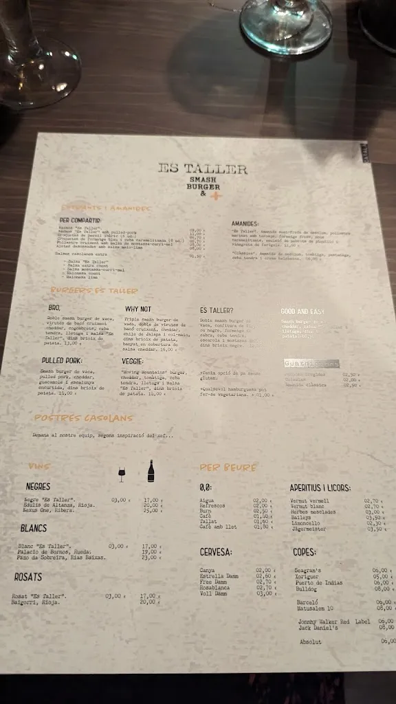 Menu_Es Taller Smash Burger & +_Manacor_image_1