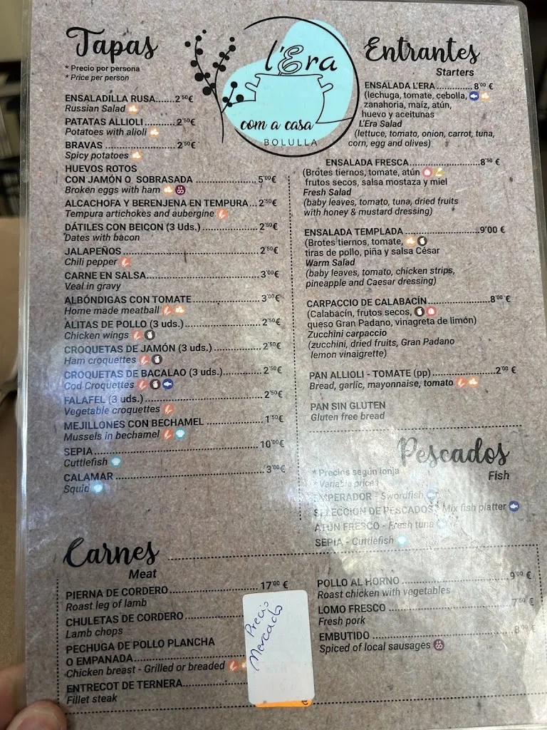 Menu_Bar L' Era_Callosa dEn Sarrià_image_2