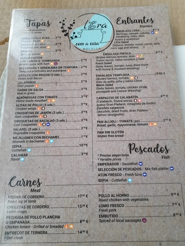 Menu_Bar L' Era_Callosa dEn Sarrià_image_4