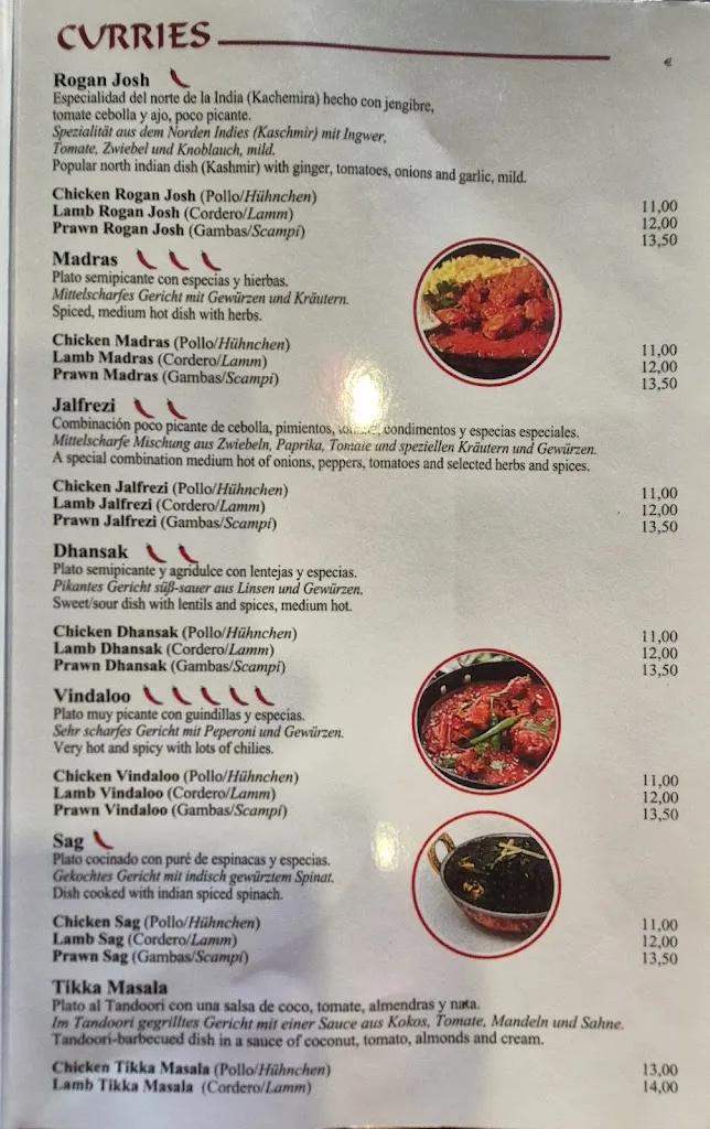 Menu_Restaurante La India_Manacor_image_1