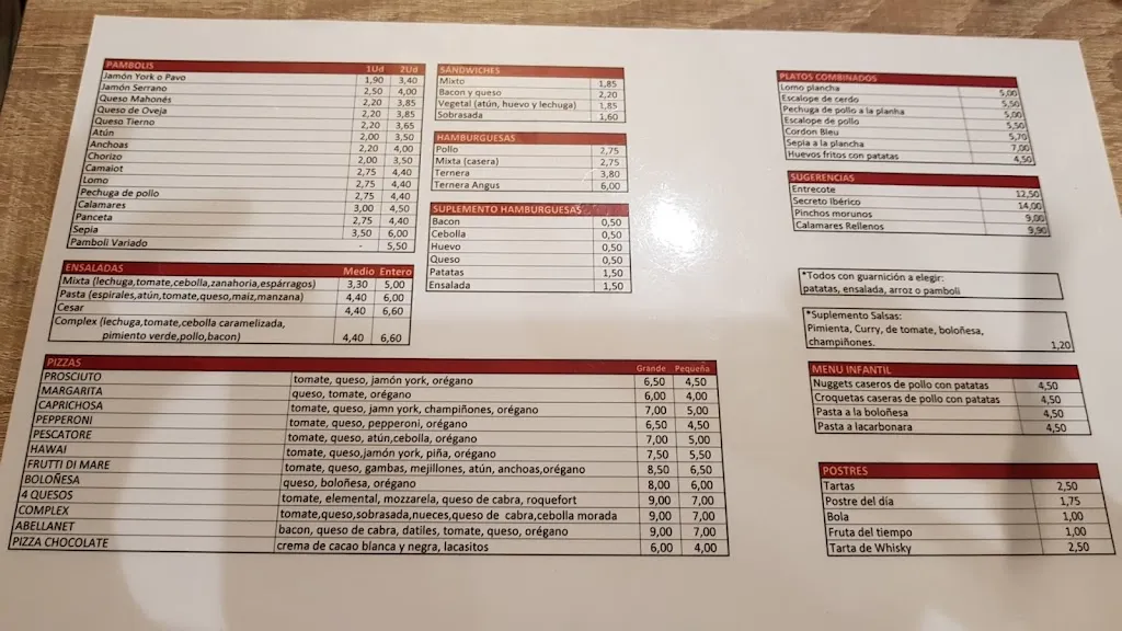 Menu_Monte sinai Restaurante & pizzaria_Manacor_image_4