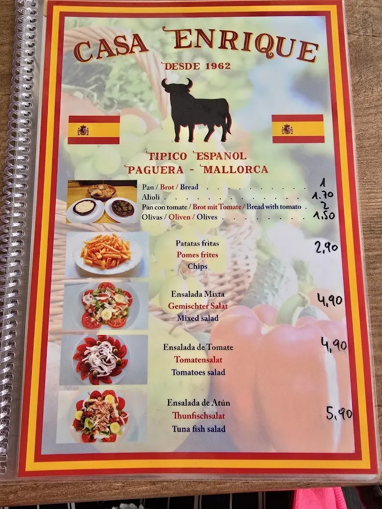 Menü_Casa Enrique_Peguera_Bild_4