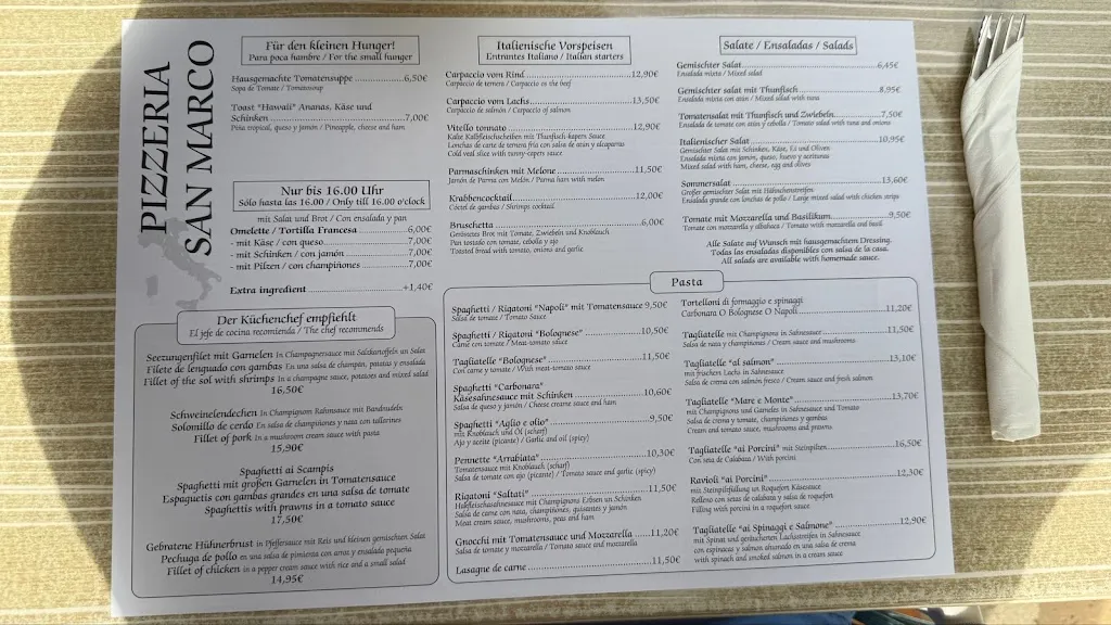 Menu_Pizzeria San Marco_Peguera_immagine_4