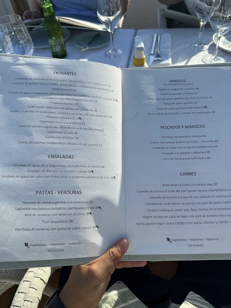 Menu_Restaurante La Gritta_Peguera_immagine_1