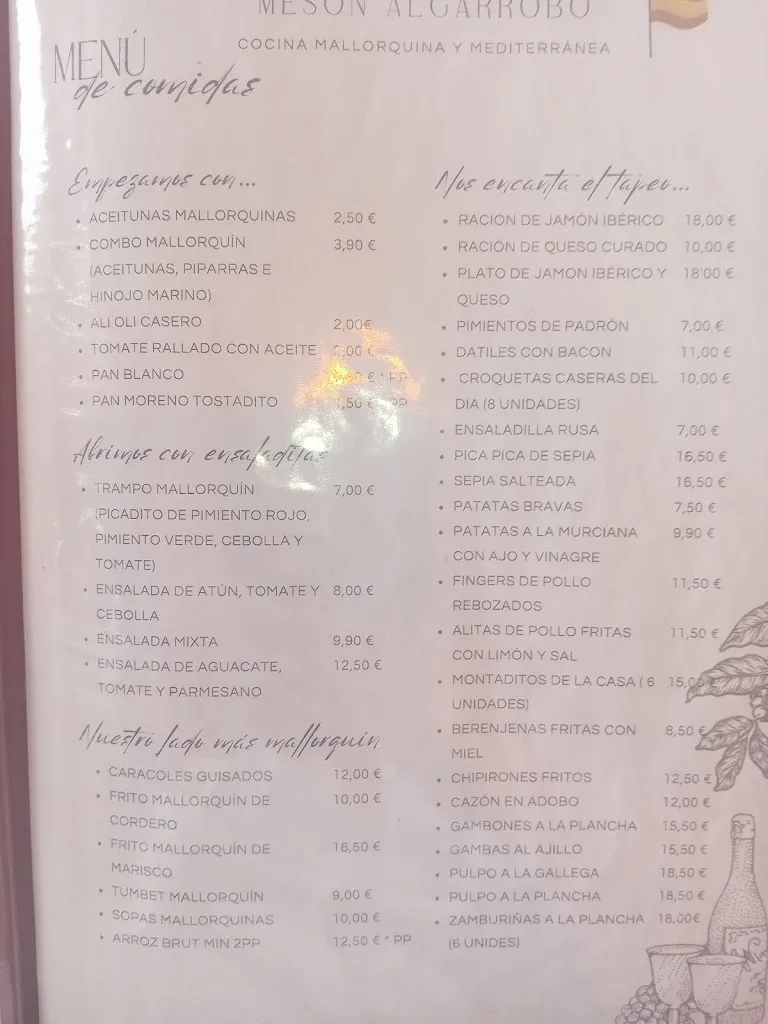 Menu_Restaurante El Algarrobo_Peguera_immagine_2