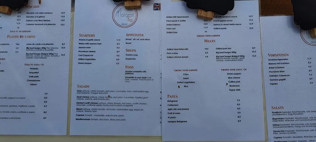 Menu_Restaurante Malgrat Playa_Peguera_image_3