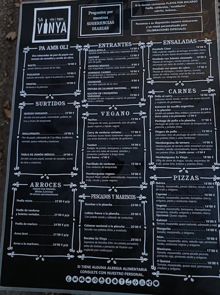 Menü_Sa Vinya_Puigpunyent_Bild_1