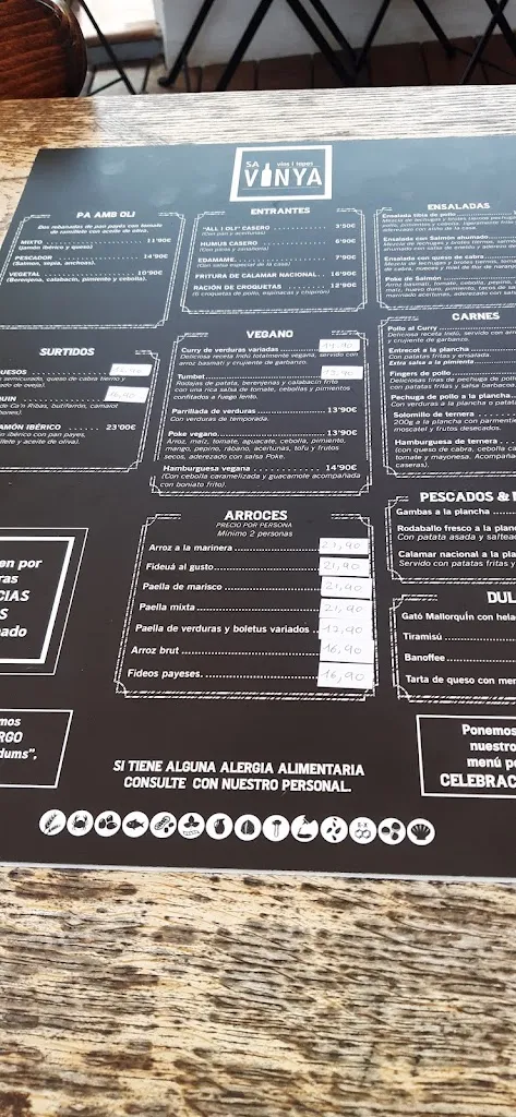 Menü_Sa Vinya_Puigpunyent_Bild_2