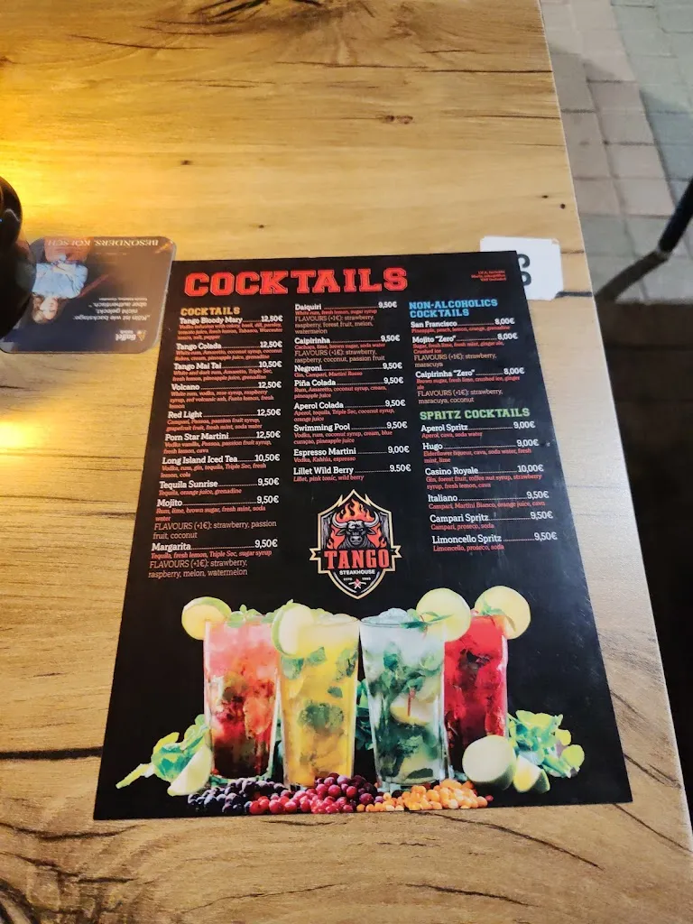 Menu_Steakhouse Tango_s'Arenal_image_2