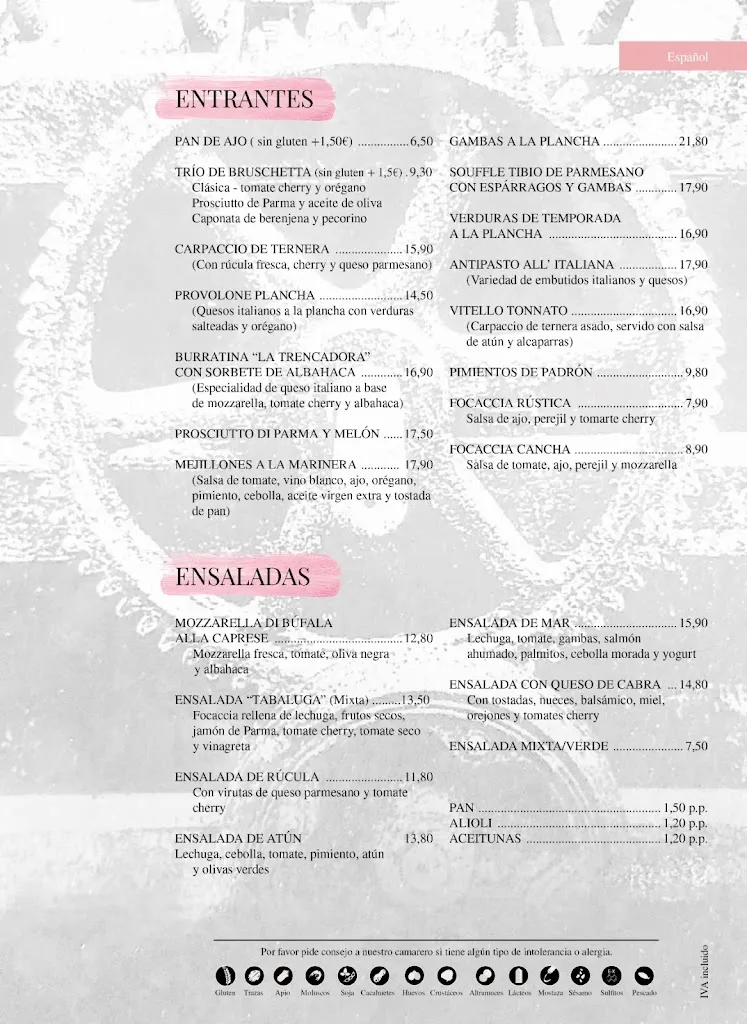 Menu_La Trencadora_Pollença_image_1