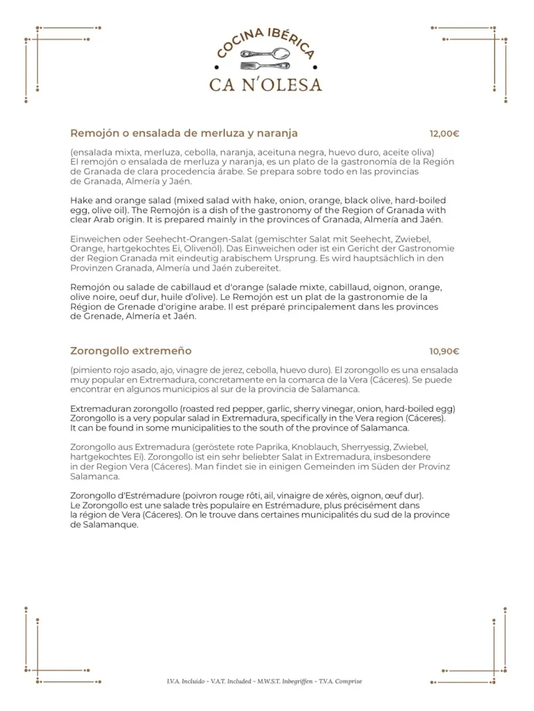 Menu_Restaurant Ca n'Olesa_Pollença_image_2