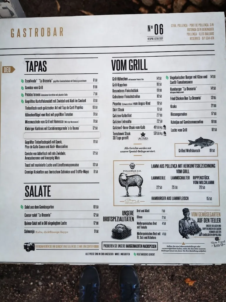 Menu_La Braseria Pollença_Pollença_immagine_4