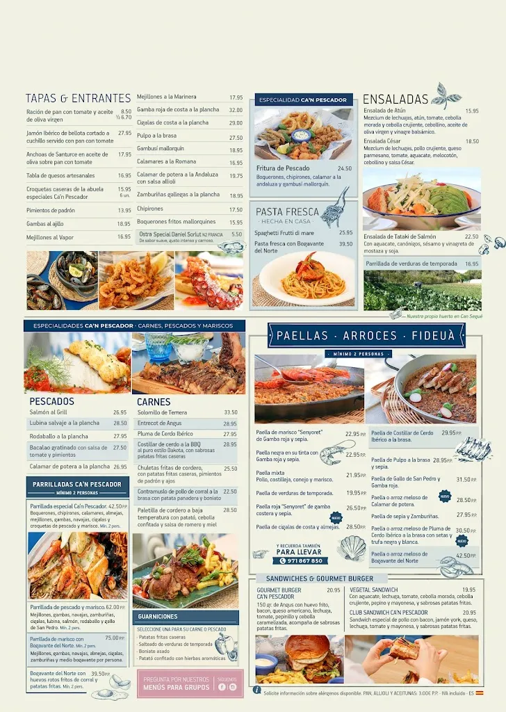 Menu_Restaurant Can Pescador_Pollença_image_3