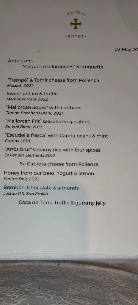 Menu_365 Restaurante - Son Brull Hotel & Spa_Pollença_image_4
