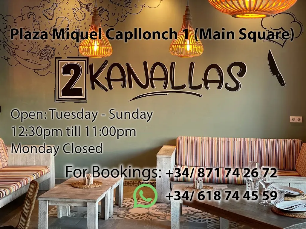 Dos Kanallas by Tothom restaurant in Pollença