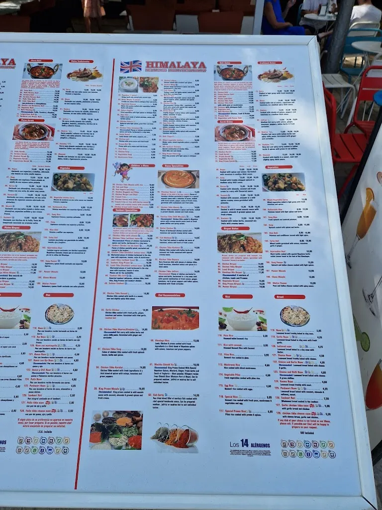 Menu_Himalaya Indian Restaurant - Porto Pollenca_Pollença_image_1