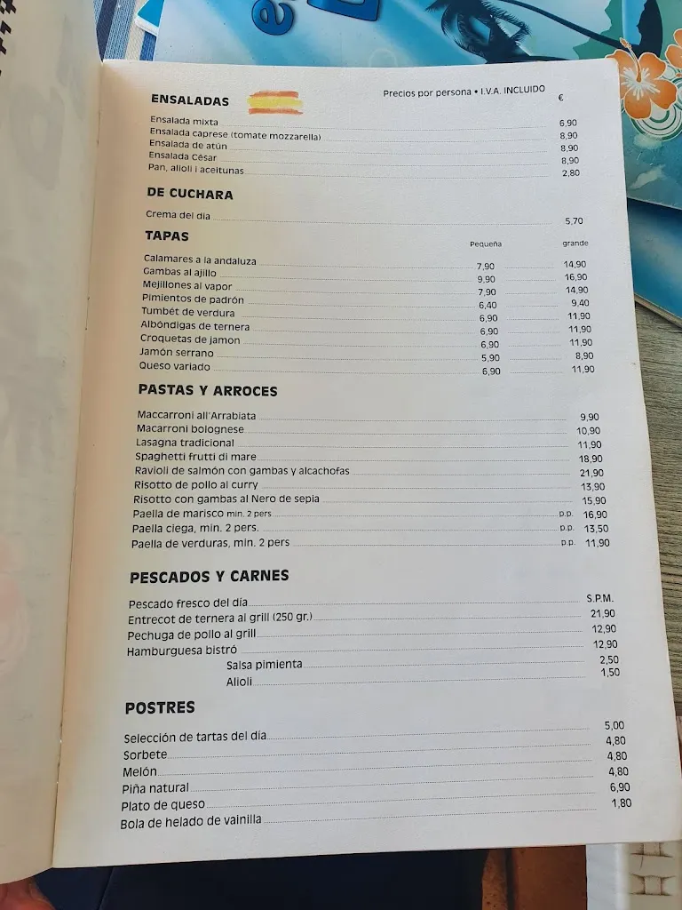 Menu_El Bistró Sail & Surf_Pollença_image_2