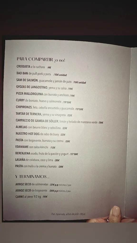 Menu_2Kanallas Street Gourmet_Pollença_immagine_3