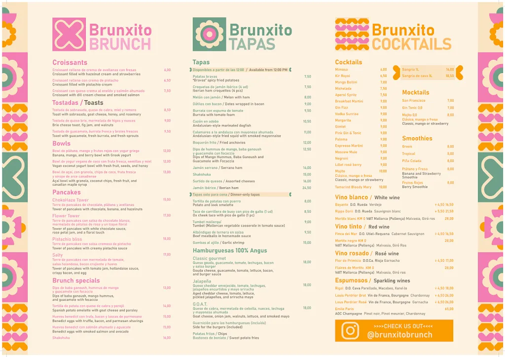 Menu_Brunxito - Brunch & Tapas_Port de Pollença_image_1