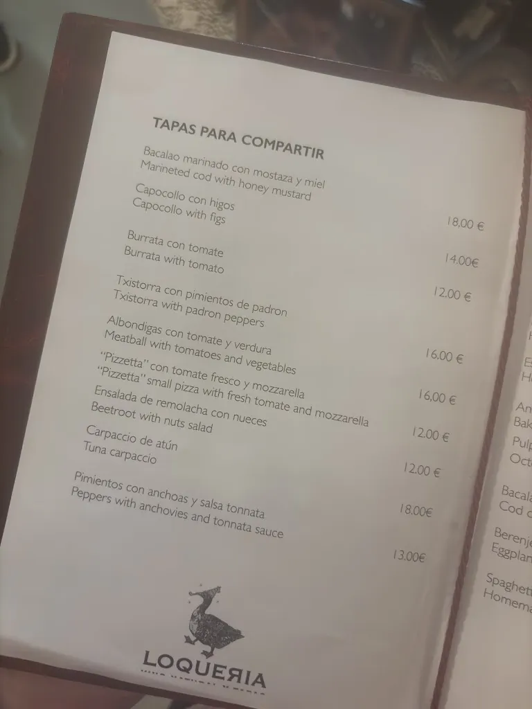 Menu_Loqueria, vino natural y tapas_Port de Pollença_image_1