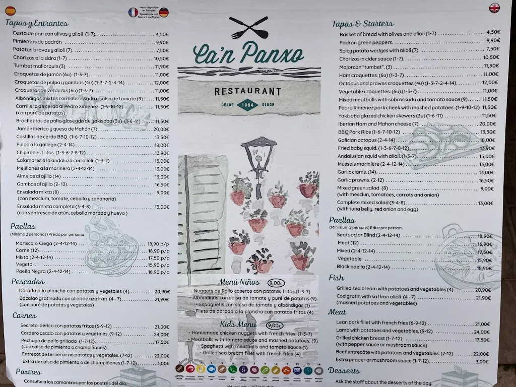 Menu_Ca'n Panxo_Port de Pollença_image_1