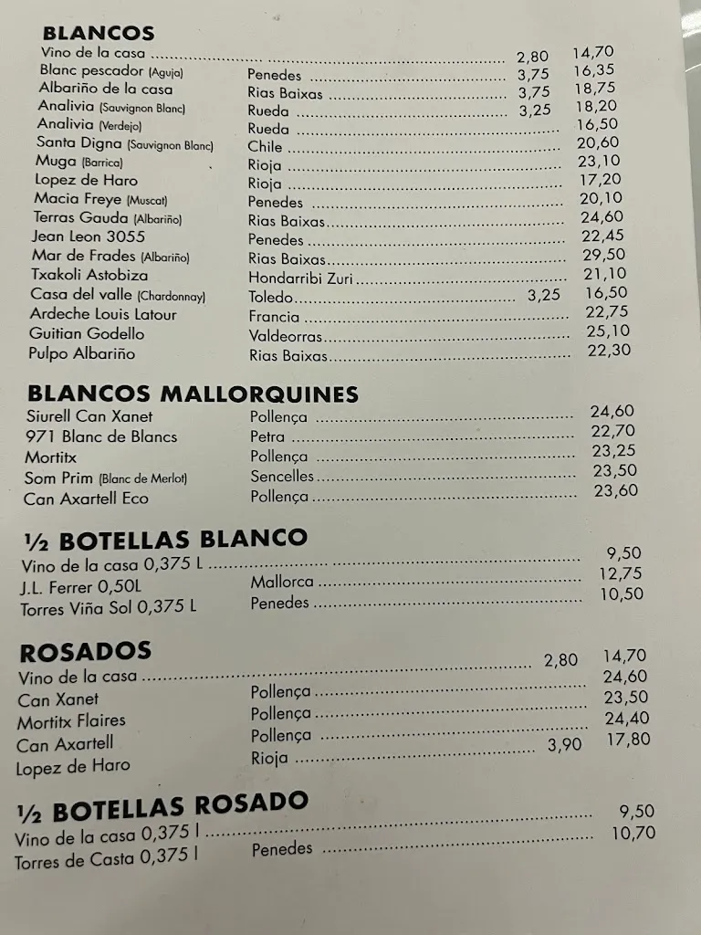 Menu_Restaurant BrisaMarina_Port de Pollença_immagine_2