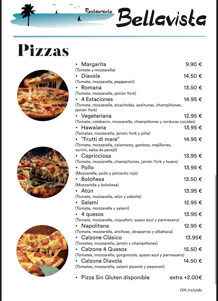 Menu_RESTAURANTE BELLAVISTA PUERTO POLLENSA_Port de Pollença_immagine_3