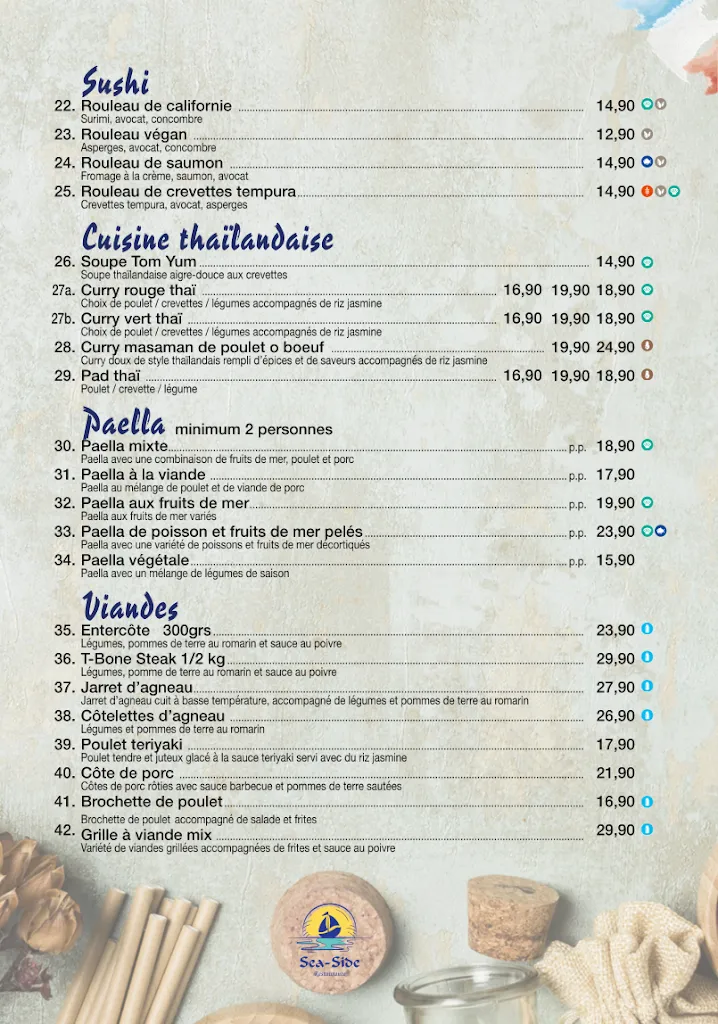 Menu_Sea Side Restaurante_Port de Pollença_image_3